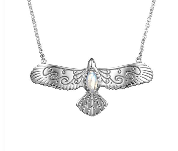 Eagle Spirit Moonstone Necklace